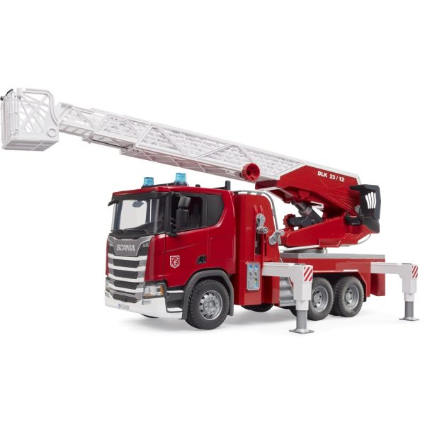 Bruder Scania Super 560R fire engine w ladder, waterp.LS Online Sale