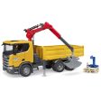 Bruder Scania Super 560R construction truck w.crane,2 pal Discount