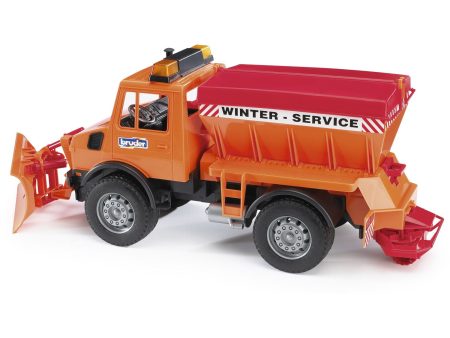 Bruder MB Unimog winter service with plow blade Online Hot Sale