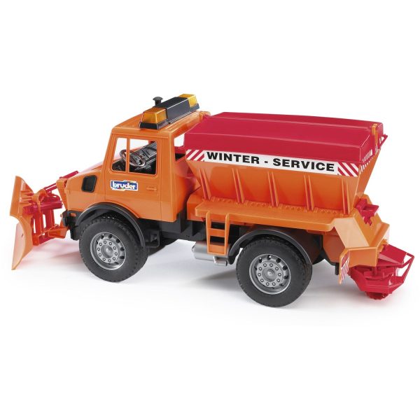 Bruder MB Unimog winter service with plow blade Online Hot Sale