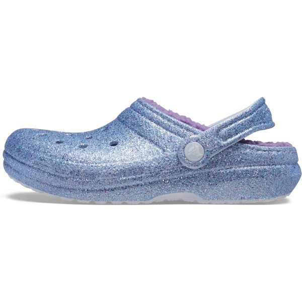 Crocs Frosted Glitter Classic Lined Glitter Clog For Cheap