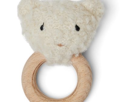 Smallstuff Off White Rangle Bear Bouclé Merinoull Fashion