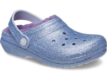 Crocs Frosted Glitter Classic Lined Glitter Clog For Cheap