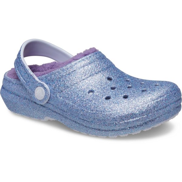 Crocs Frosted Glitter Classic Lined Glitter Clog For Cheap