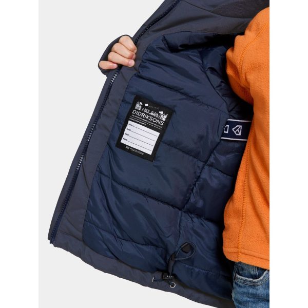 Didriksons Navy Bjärven Kids Parka 3 Discount