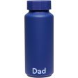 Design Letters Midnight Blue Dad Thermo Insulated Flaske Special Edition Hot on Sale