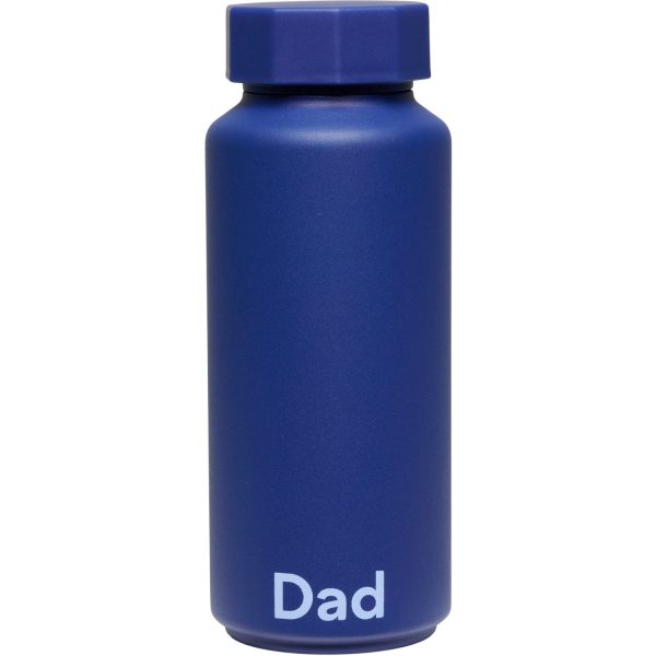 Design Letters Midnight Blue Dad Thermo Insulated Flaske Special Edition Hot on Sale