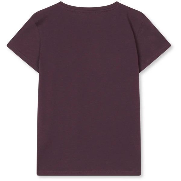 Mads Nørgaard Plum Perfect Single Organic Tuvina Tee Online Sale