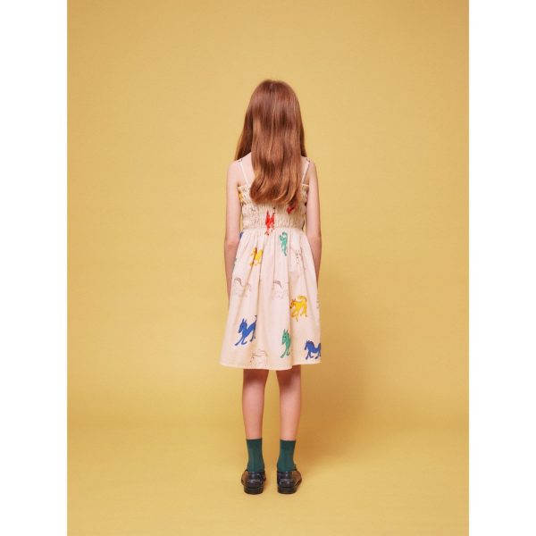 Bobo Choses Beige Wonder Horses All Over Sleevless Strap Dress Sale