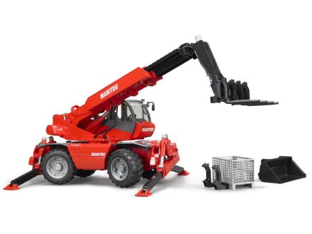 Bruder Manitou Telescopic forklift MRT 2150 with accessor Supply