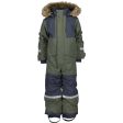 Didriksons Deep Green Björnen Kids Coverall Fashion