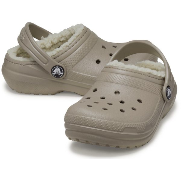 Crocs Mushroom Bone Classic Lined Clog For Cheap