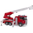 Bruder Scania Super 560R fire engine w ladder, waterp.LS Online Sale