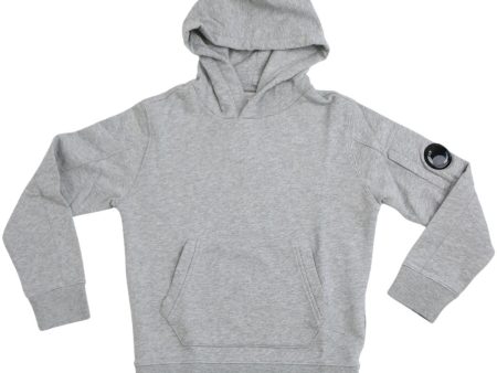 C.P. Company Melange Grey Collegegenser W Hood Sale