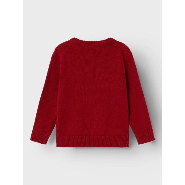 Name It Jester Red Rijulle Strikk Bluse Online now