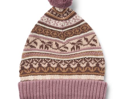 Wheat Lavender Dawn Knit Beanie Anna For Cheap