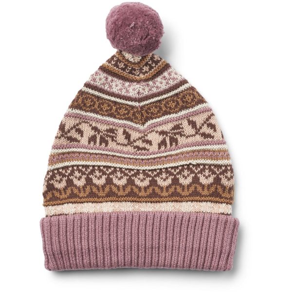 Wheat Lavender Dawn Knit Beanie Anna For Cheap