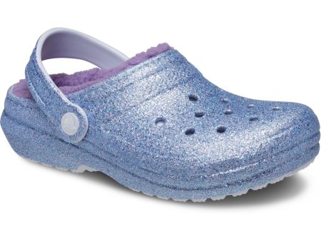 Crocs Frosted Glitter Classic Lined Glitter Clog For Cheap