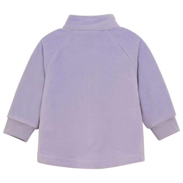 Color Kids Languid Lavendel Baby Fleece Jakke For Cheap