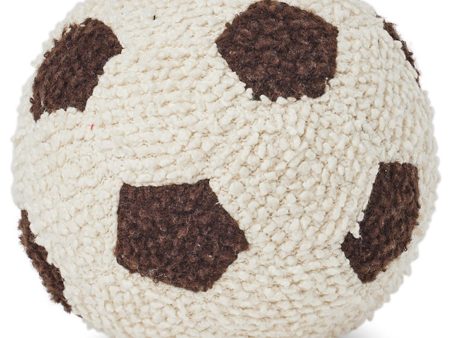 Smallstuff Off White  Brown Strikket Fotball Bouclé Supply