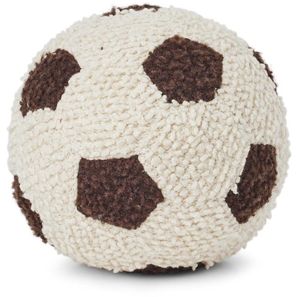 Smallstuff Off White  Brown Strikket Fotball Bouclé Supply