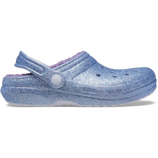 Crocs Frosted Glitter Classic Lined Glitter Clog For Cheap