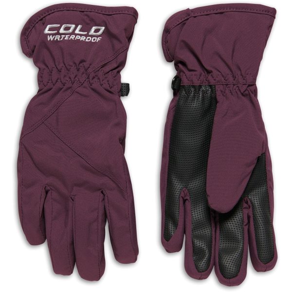 Cold Aubergine Softshell Hansker JR. For Sale