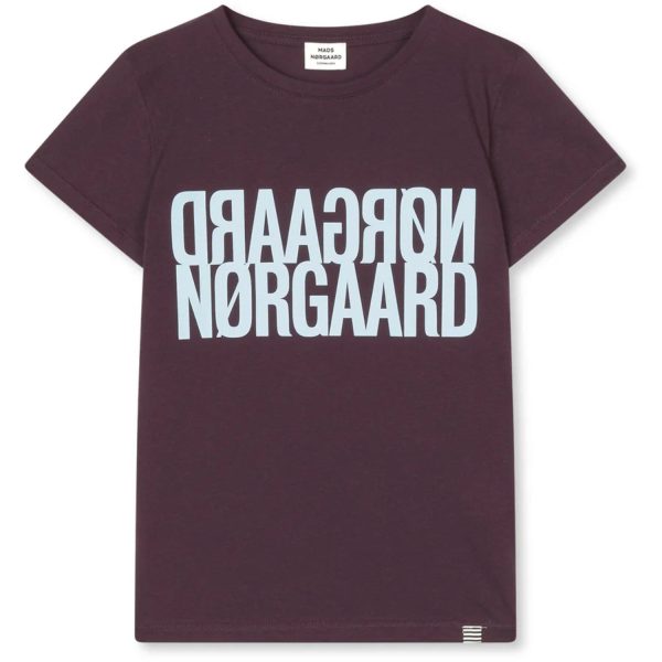 Mads Nørgaard Plum Perfect Single Organic Tuvina Tee Online Sale